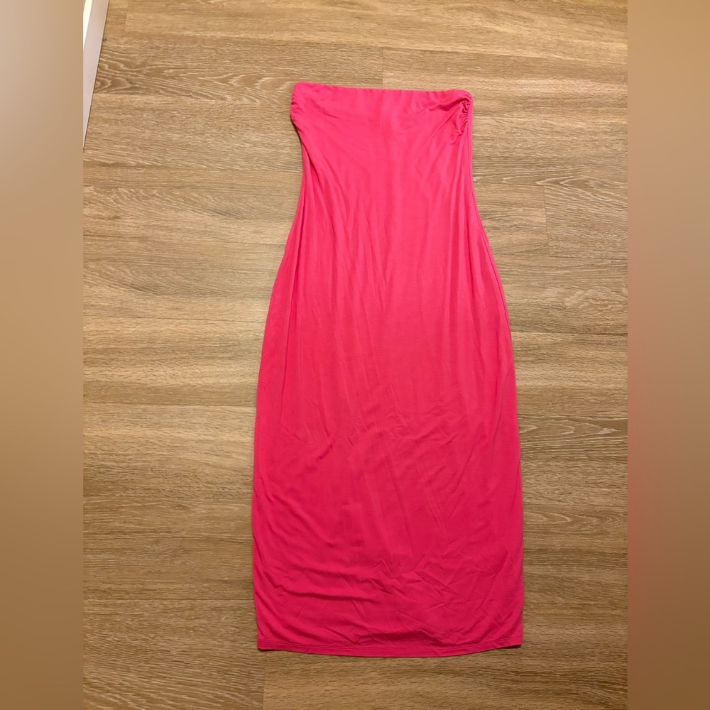 Gentle Fawn Pink Strapless Dress